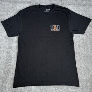 LGND‎ Supply Co T-Shirt Men's Large Black Short Sleeve Today's Choice